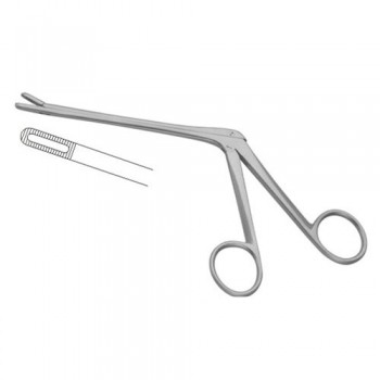 Schlesinger Leminectomy Rongeur Serrated Jaws Stainless Steel, 13 cm - 5" Bite Size 2 x 10 mm 